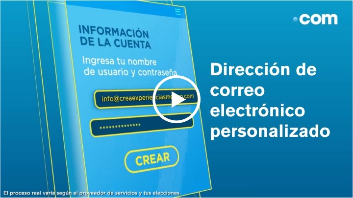 Dirección de correo electrónico personalizado